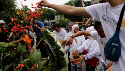 Peringatan 1 Tahun Bom Thamrin. Photo- Kompas