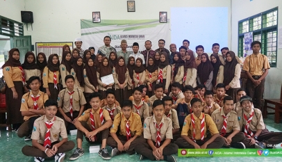 Dialog Interaktif Belajar Bersama Generasi Tangguh di SMK NU Sunan Giri Malang, Jum’at, (8/3/2019)
