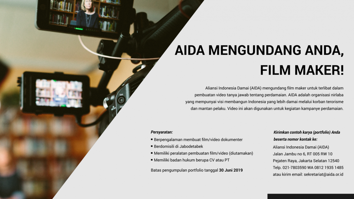 AIDA - Lelang Pembuatan Film Perdamaian