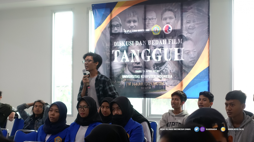 Bedah Film Tangguh di Kampus Unikom Bandung