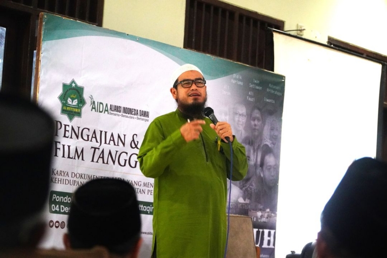 Mengkampanyekan Perdamaian di Pesantren Al Muttaqin Jepara